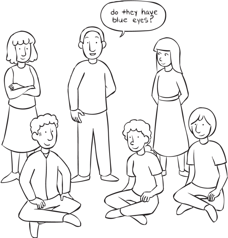 Back Group Of People Standing Or Sitting Down, Playing - Icebreaker (1024x768), Png Download
