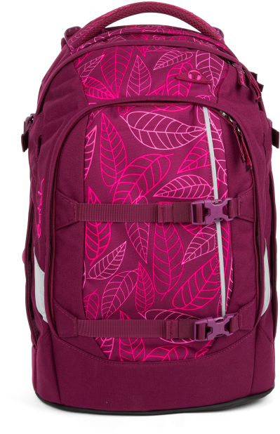 Satch Pack Schulrucksack Alle Details Und Features - Satch Purple Leaves 30 L (800x800), Png Download