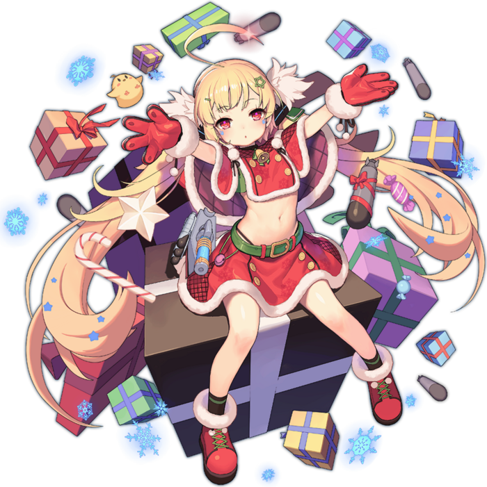 Eldridgechristmas - Azur Lane Eldridge (700x701), Png Download