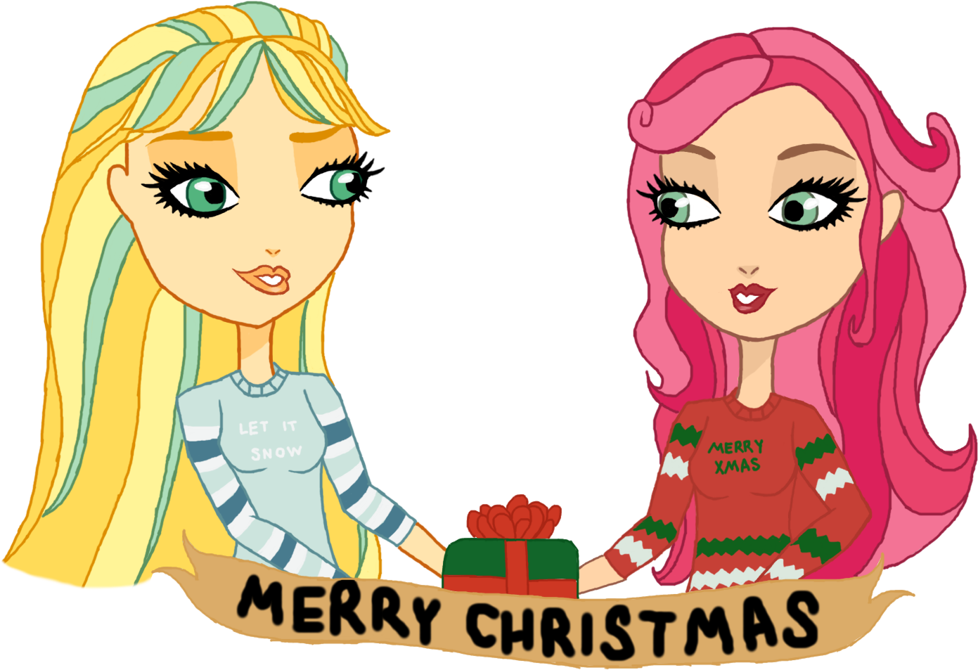 Secret Santa For Daisy - Secret Santa (1425x981), Png Download
