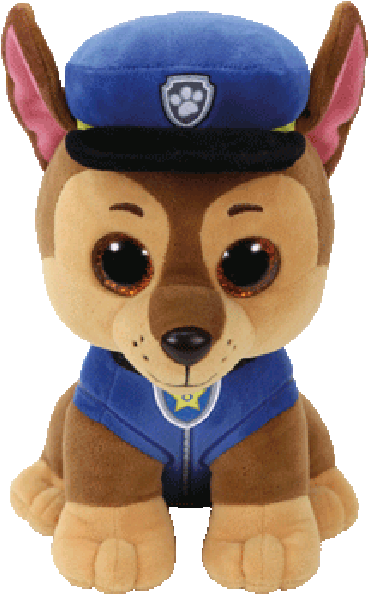 Ty Inc Ty Paw Patrol Chase Beanies Plush (700x600), Png Download