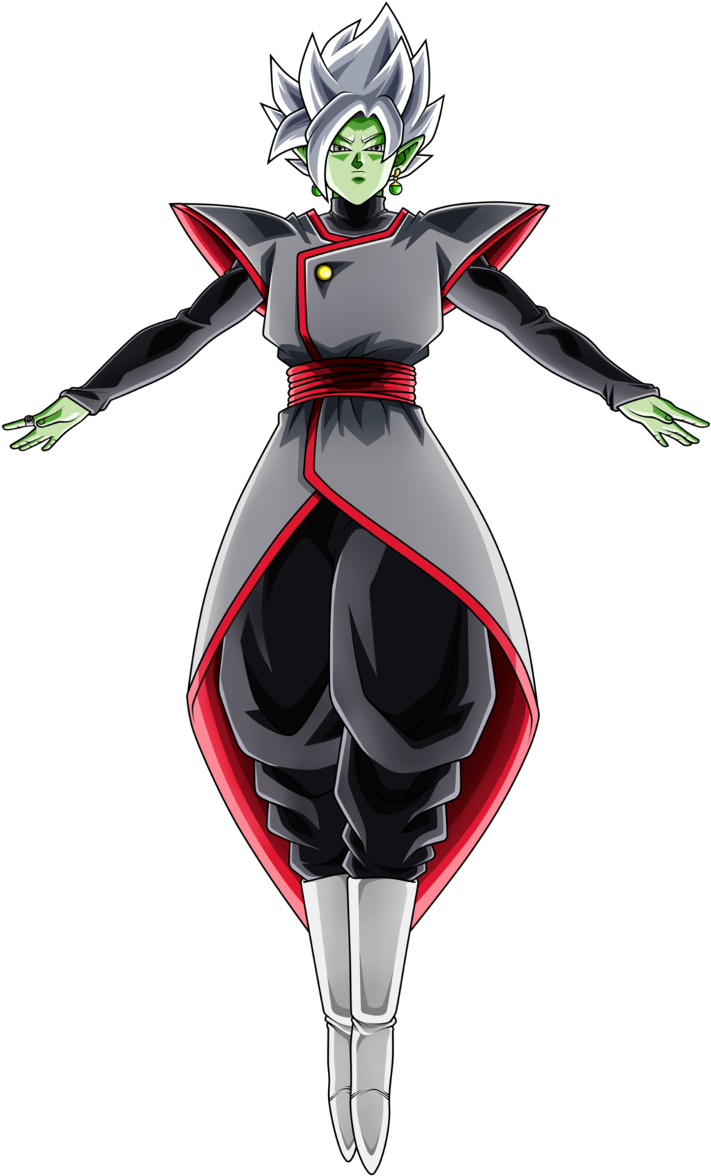 Zamasu - Coloriage Dragon Ball Z Black Et Zamasu (1000x1750), Png Download