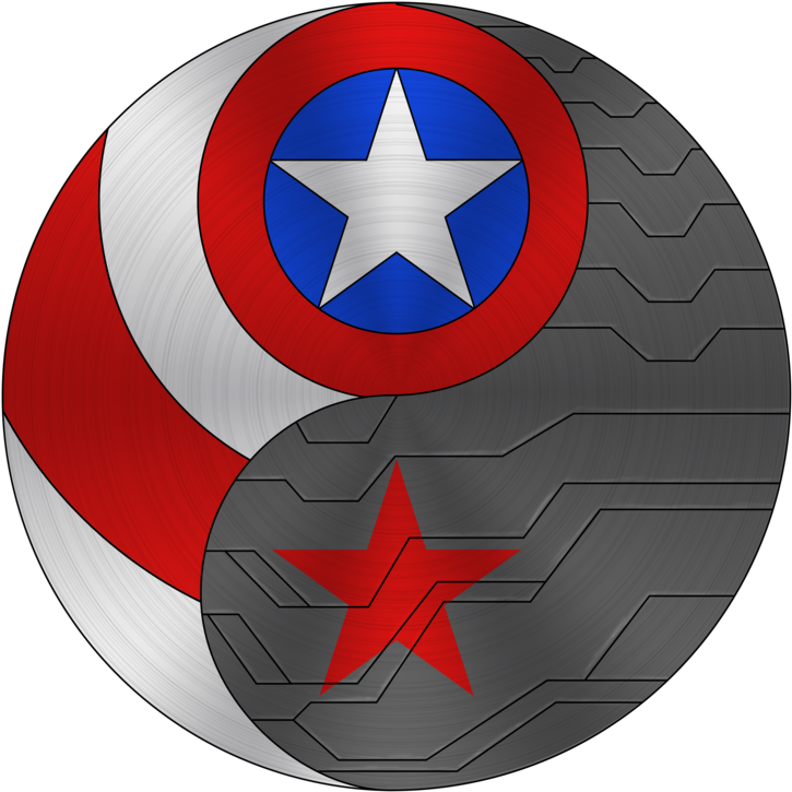 Download Transparent Captain America Winter Soldier Logo Png - Captain