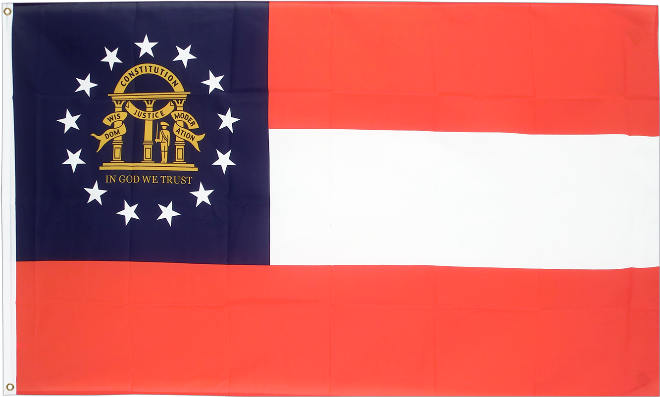 Ft Flag - Georgia Flag - 3x5 Ft (1500x1000), Png Download