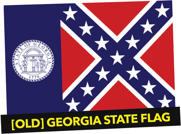 Georgia State Flag - Mississippi State Flag (600x600), Png Download