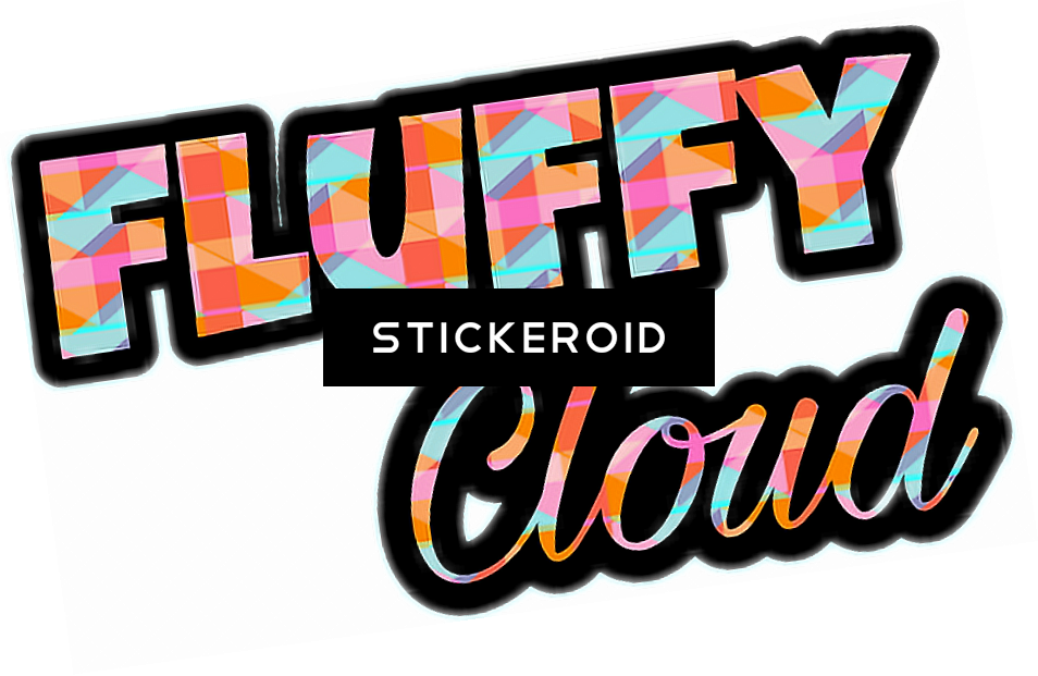 Fluffy Cloud - Graphic Design (954x621), Png Download
