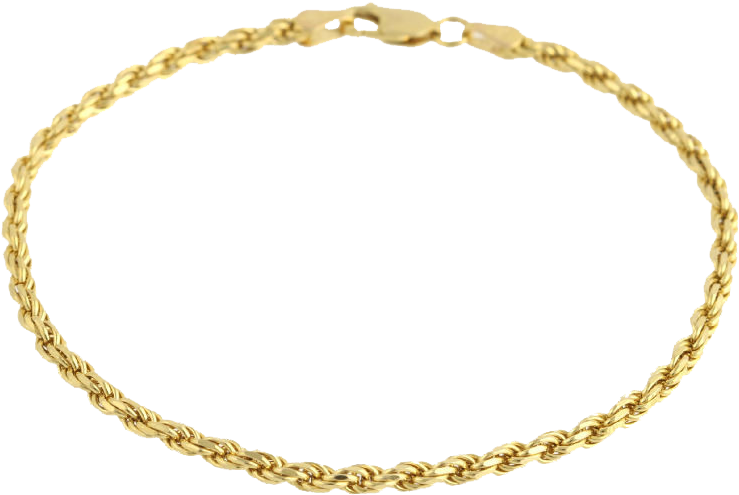 Cool Gold Chain Bracelet Lovely Design Rope Yellow - 18k Chinese Gold Bracelet (738x738), Png Download
