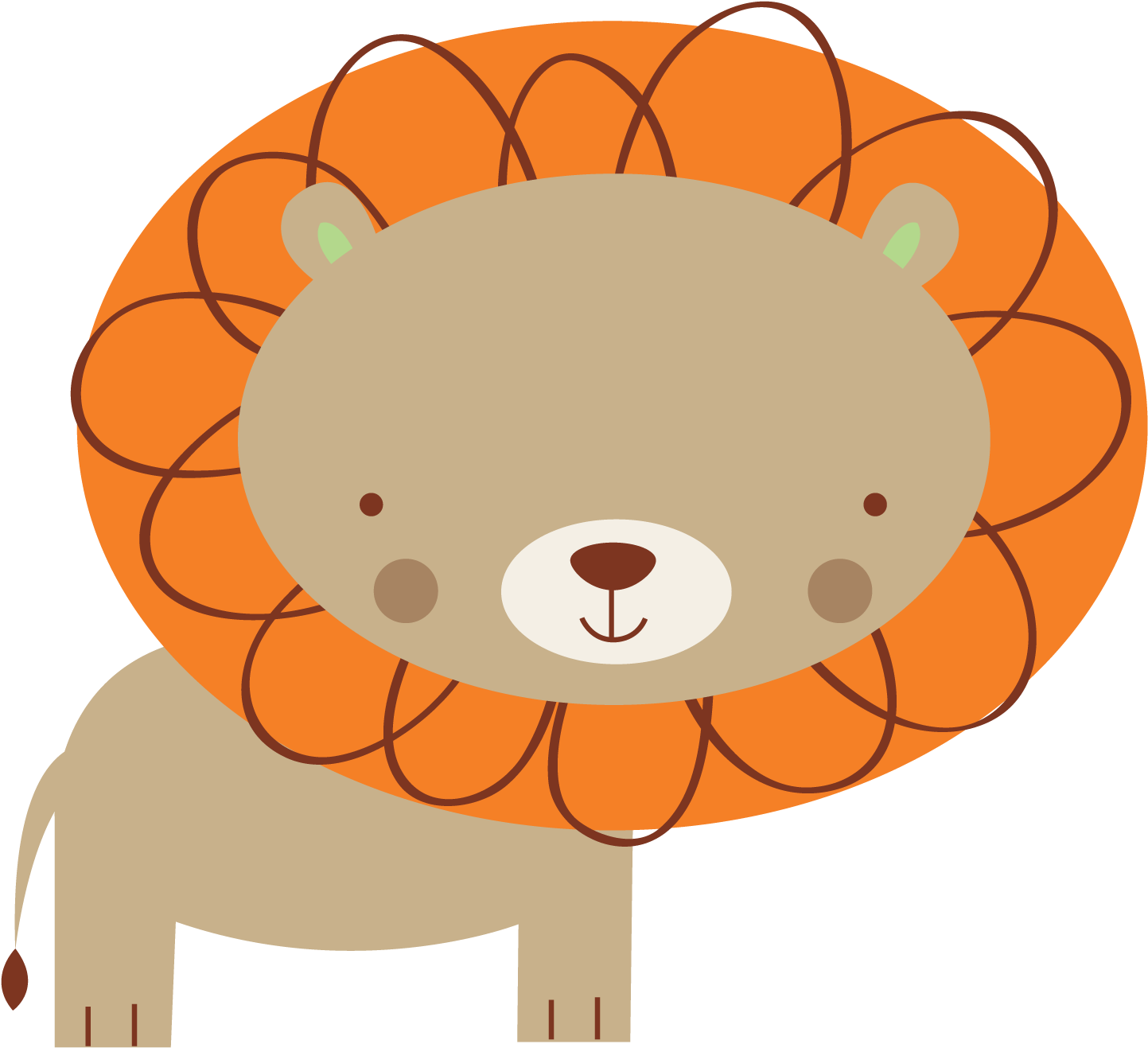 C5a05-lion - Baby Shower (1500x1500), Png Download