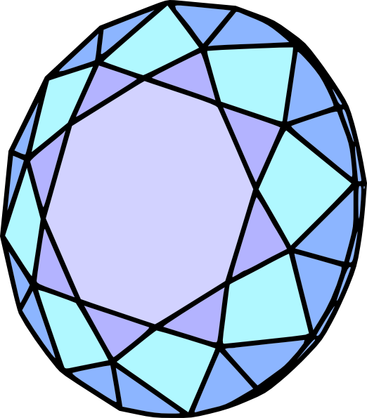 Small - Jewel Clipart (522x595), Png Download