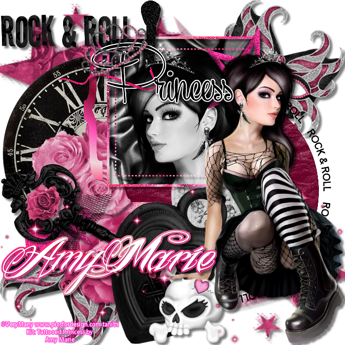 Princess Of Rock - Benzara Glamorous And Vintage Hotel Wall Clock (700x700), Png Download