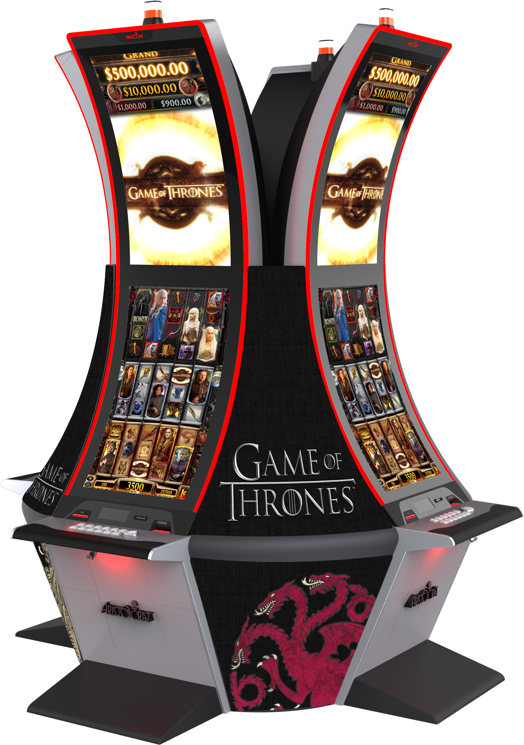 Seven Takeaways From The Global Gaming Expo - Slot Machine Game Of Thrones (2208x2475), Png Download