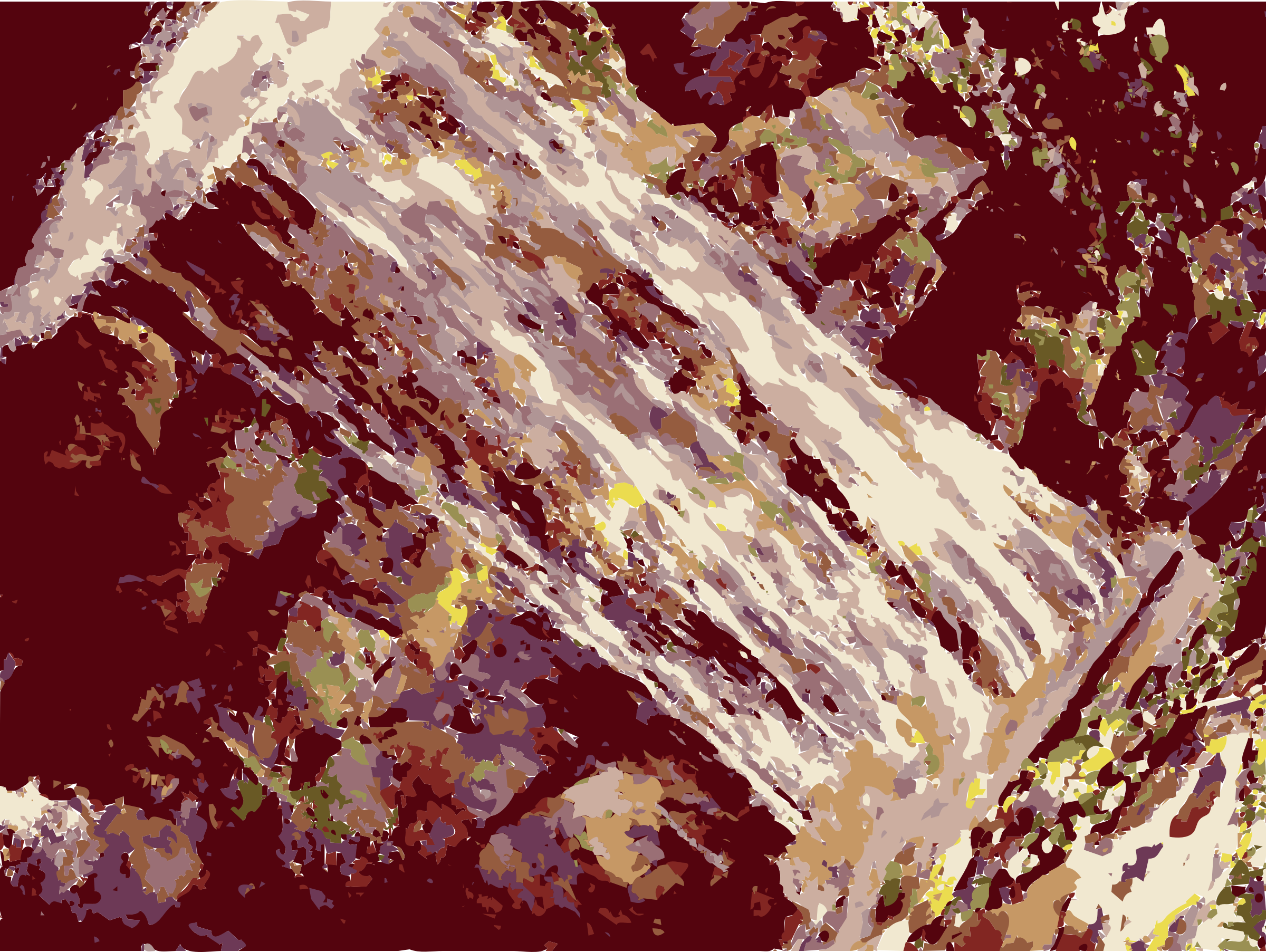 This Free Icons Png Design Of Waterfall-paint Test (2400x1805), Png Download