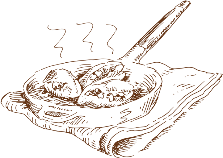 The Beginning Of Mama's Southern Soul Food - Drawing (800x589), Png Download