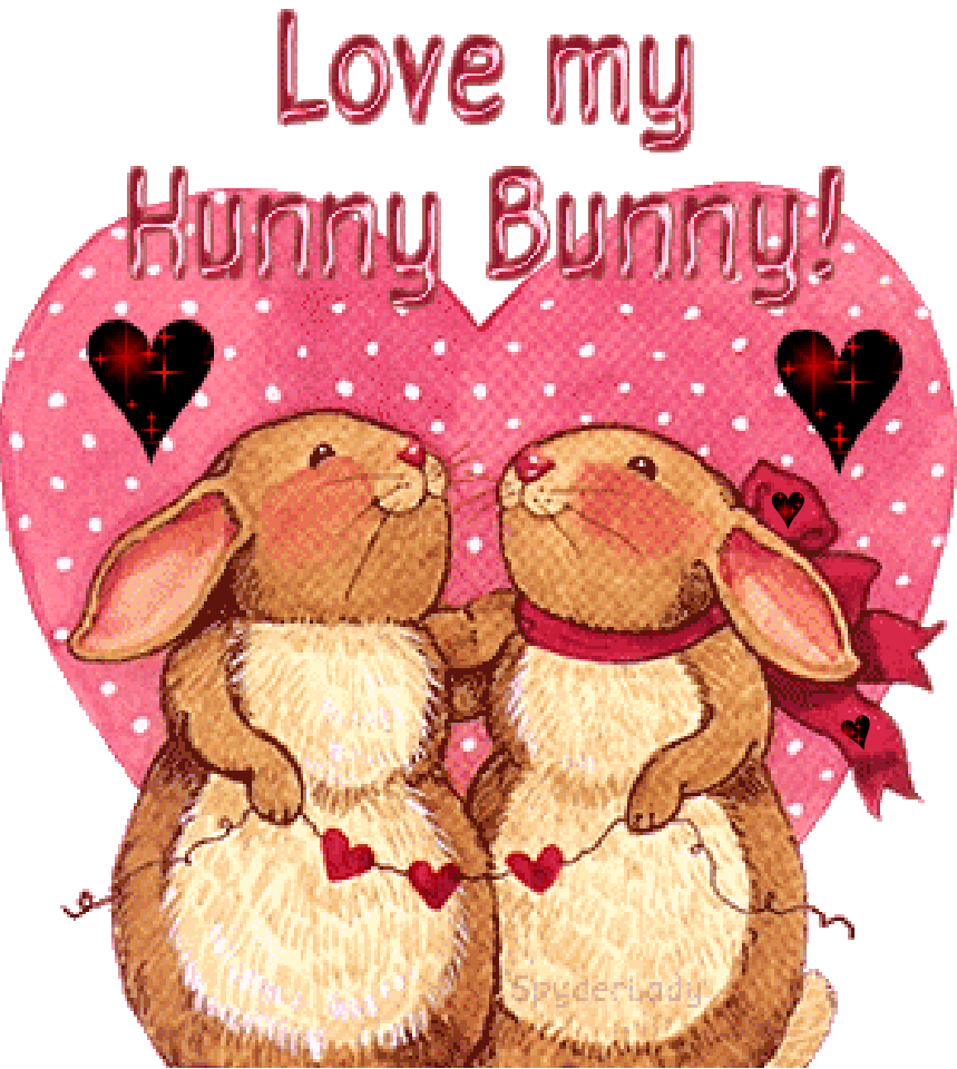 Happy Easterhoney Bunny =}=} - Happy Easter To My Honey (859x951), Png Download
