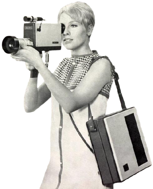 Polyphonic Camera Girl (527x633), Png Download