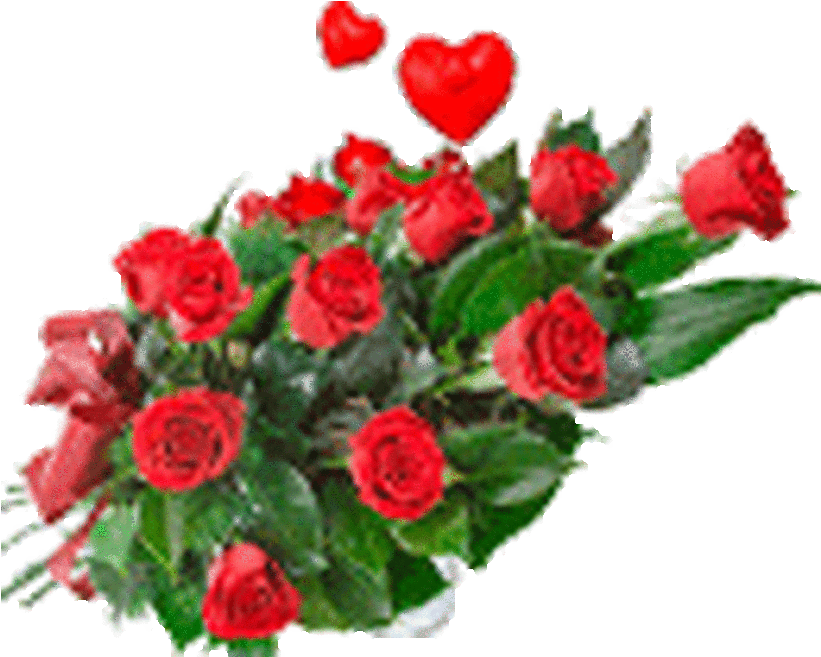 Image Resize Red Roses, Hugs, Kisses, Birthday Greetings, - Gif (1600x1600), Png Download