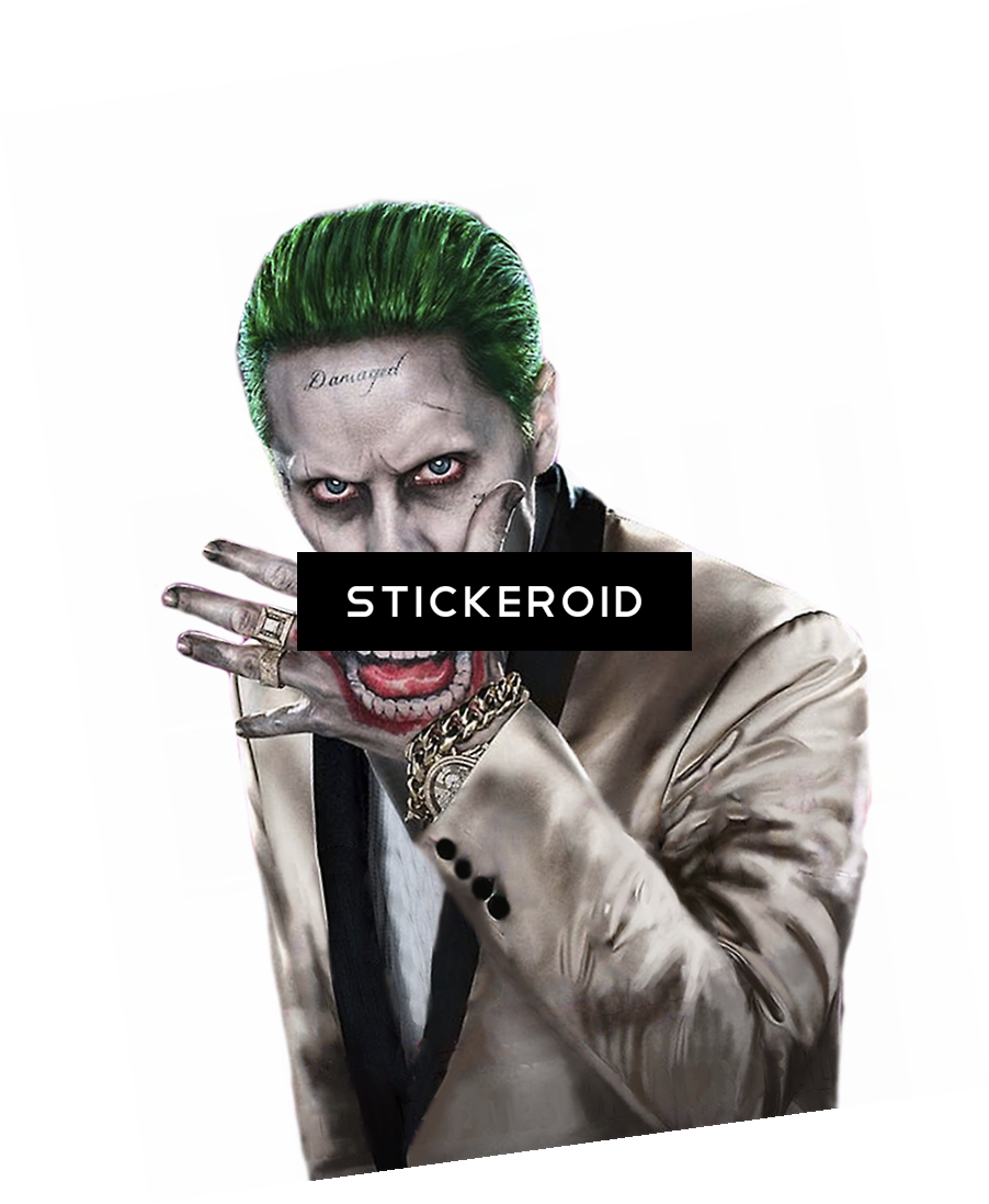 Joker Actors Heroes - Joker Suicide Squad Hd (902x1097), Png Download