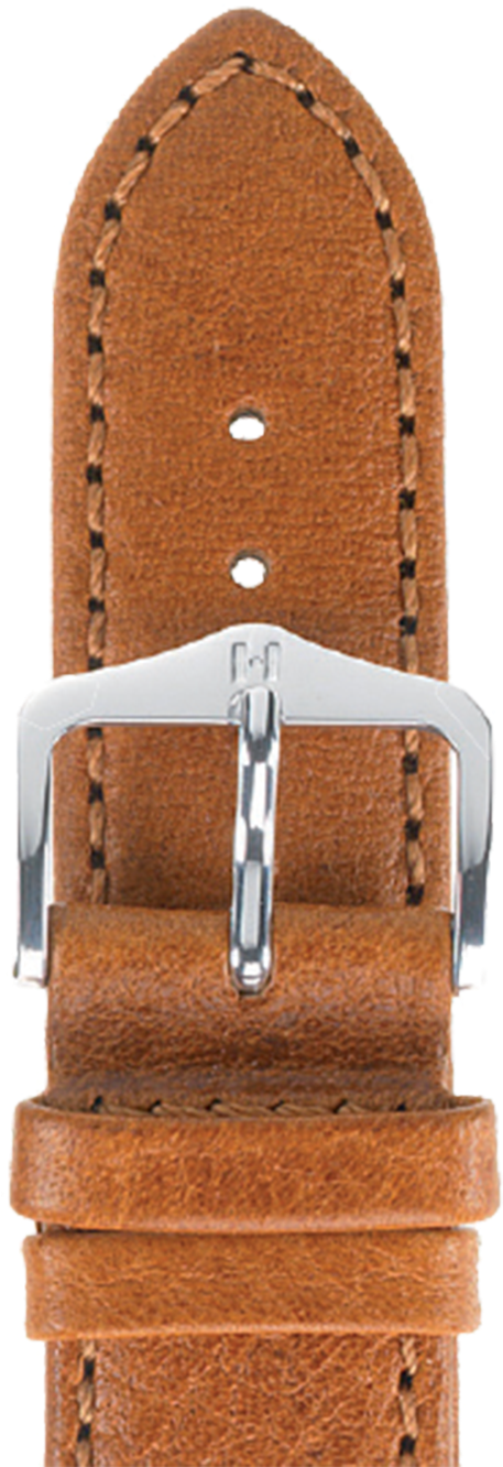 Bracelet Details - Hirsch 'forest' L 18mm Golden Brown Soft Calfskin Leather (538x1417), Png Download