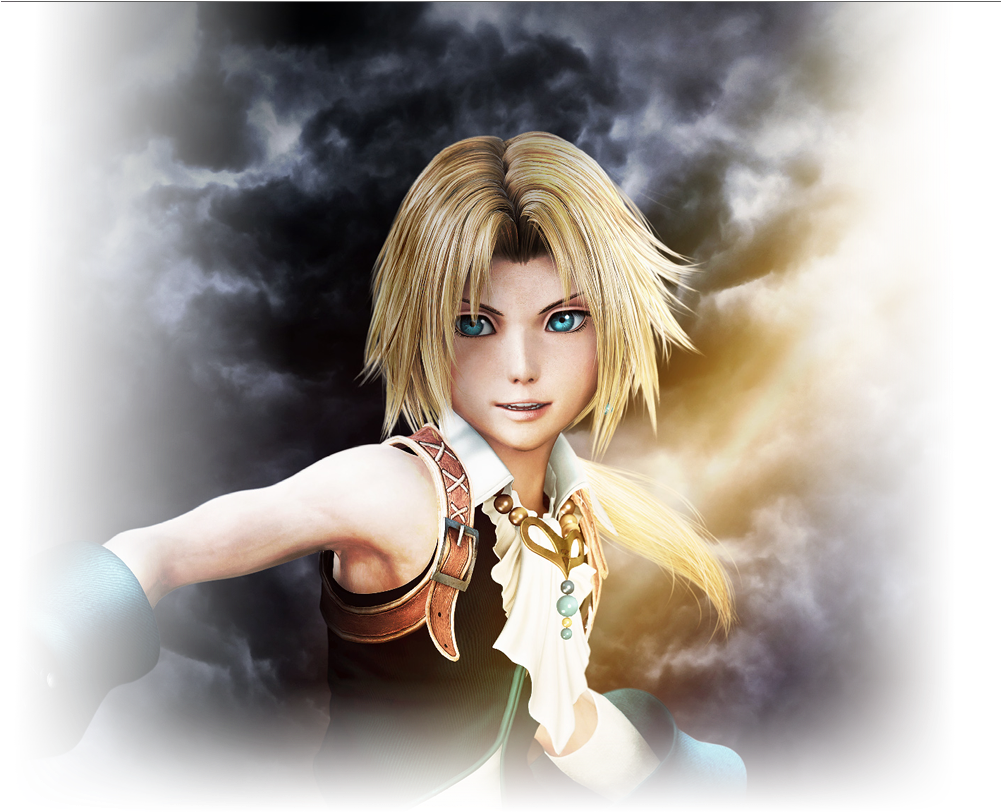 Dff2015 Zidane Tribal Jp Site - Fftcg Djidane (1000x850), Png Download