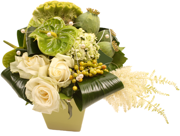 Arrangement "simplicity" - Floral Design (600x600), Png Download