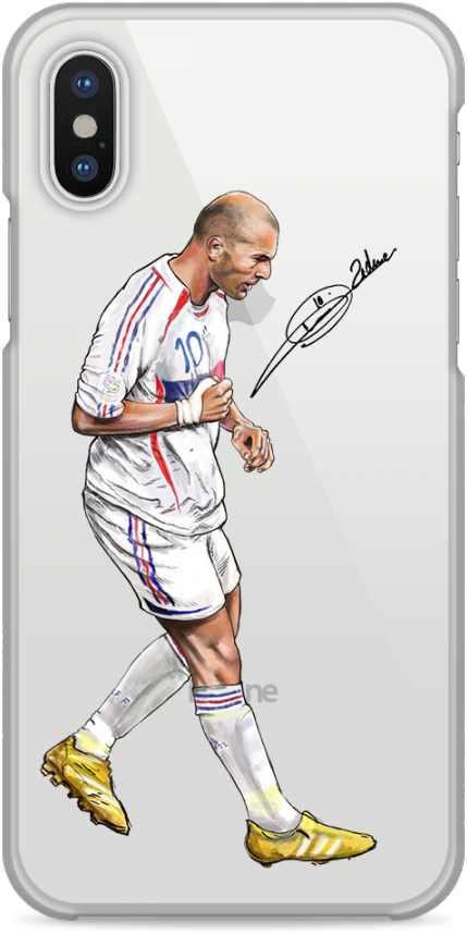 Coque Iphone X Coupe Du Monde Zidane - Iphone X (1230x900), Png Download