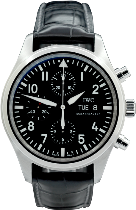 Classic Pilot's Chronograph - Iwc Pilot Chronograph Iw371701 (640x960), Png Download