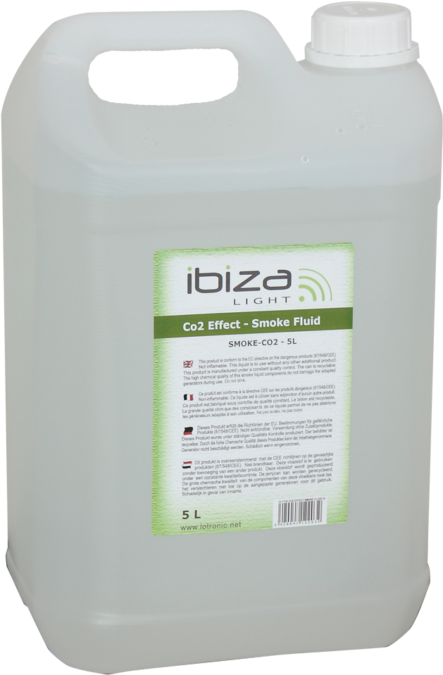 Ibiza Smoke Fluid, 5 Ltr, Co2 Effect - Ibiza Light Humo Bajo 5l (687x1000), Png Download