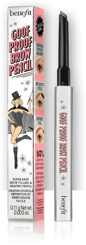 Goof Proof Mini - Benefit Cosmetics Goof Proof Eyebrow Pencil Mini (1220x1380), Png Download