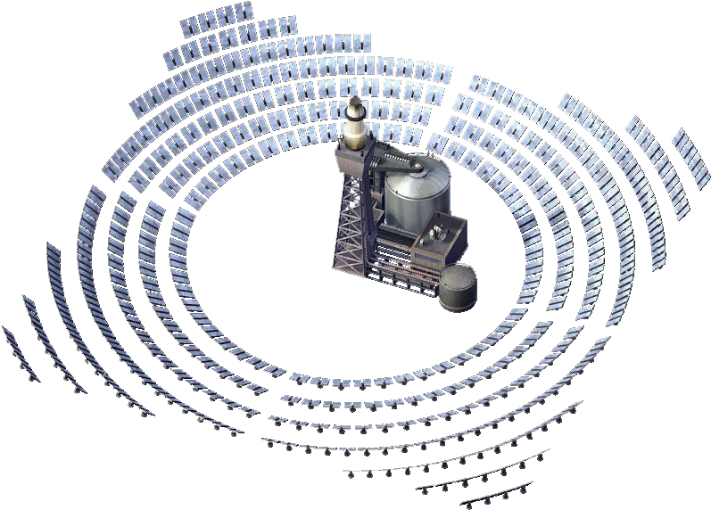 Solar Power Plant - Desalination Plant Simcity (803x575), Png Download