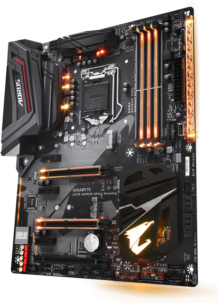 Aorus Gaming 3 Z370 (1000x1000), Png Download