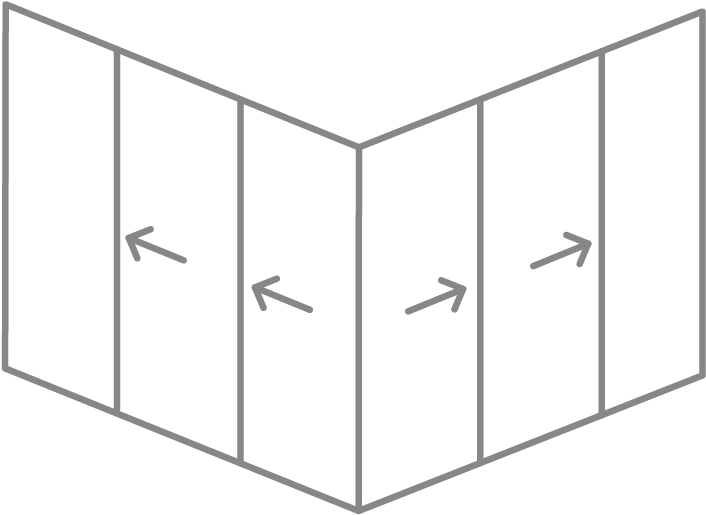 Corner Entertainer Sliding Doors - Easy Christmas Present Drawing (826x580), Png Download