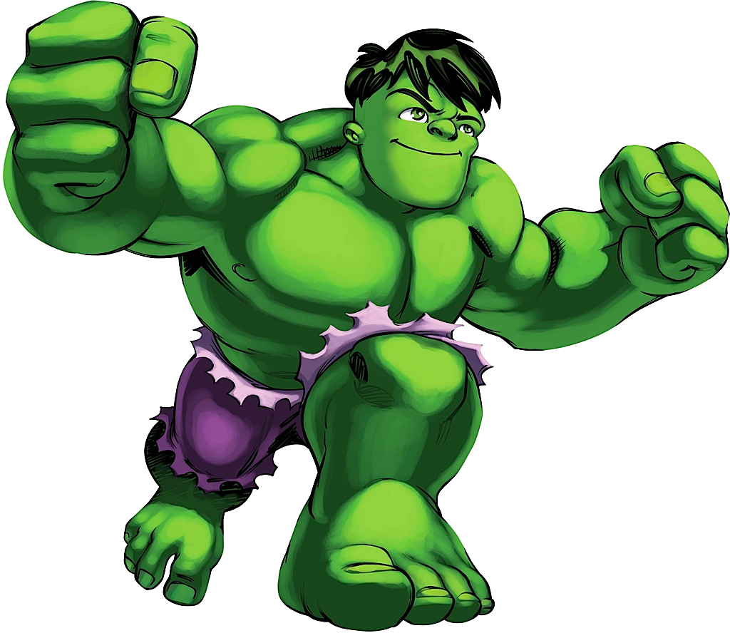 Hulk Desenho Png - Super Hero Squad Hulk Png (1024x888), Png Download