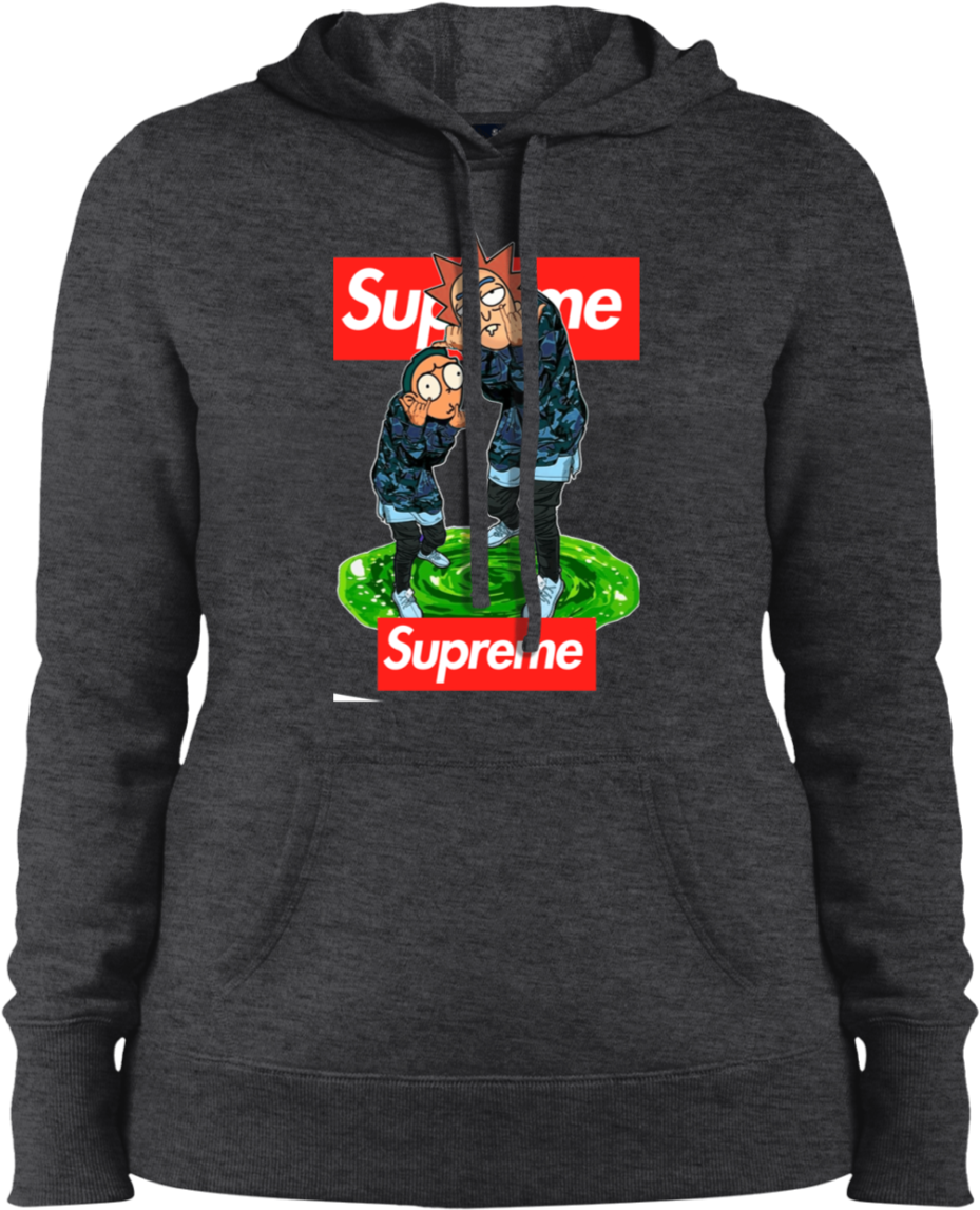 [2018] Official Supreme Rick And Morty Hoodie - Supreme Rick And Morty Hoodie, Sweater, Shirt - G200 (1155x1155), Png Download