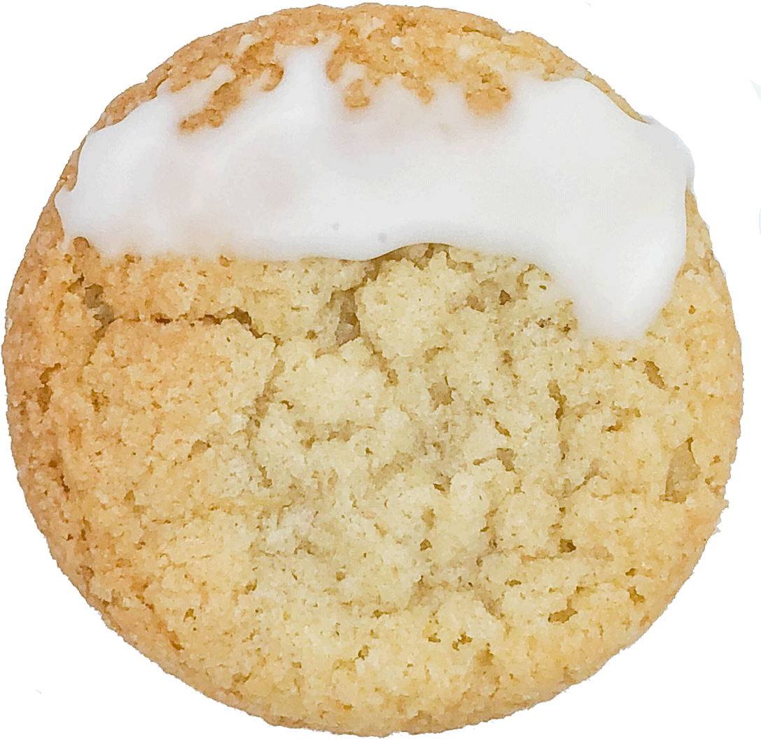 Lemon Moon Cookie - Black And White Cookie (1100x1100), Png Download