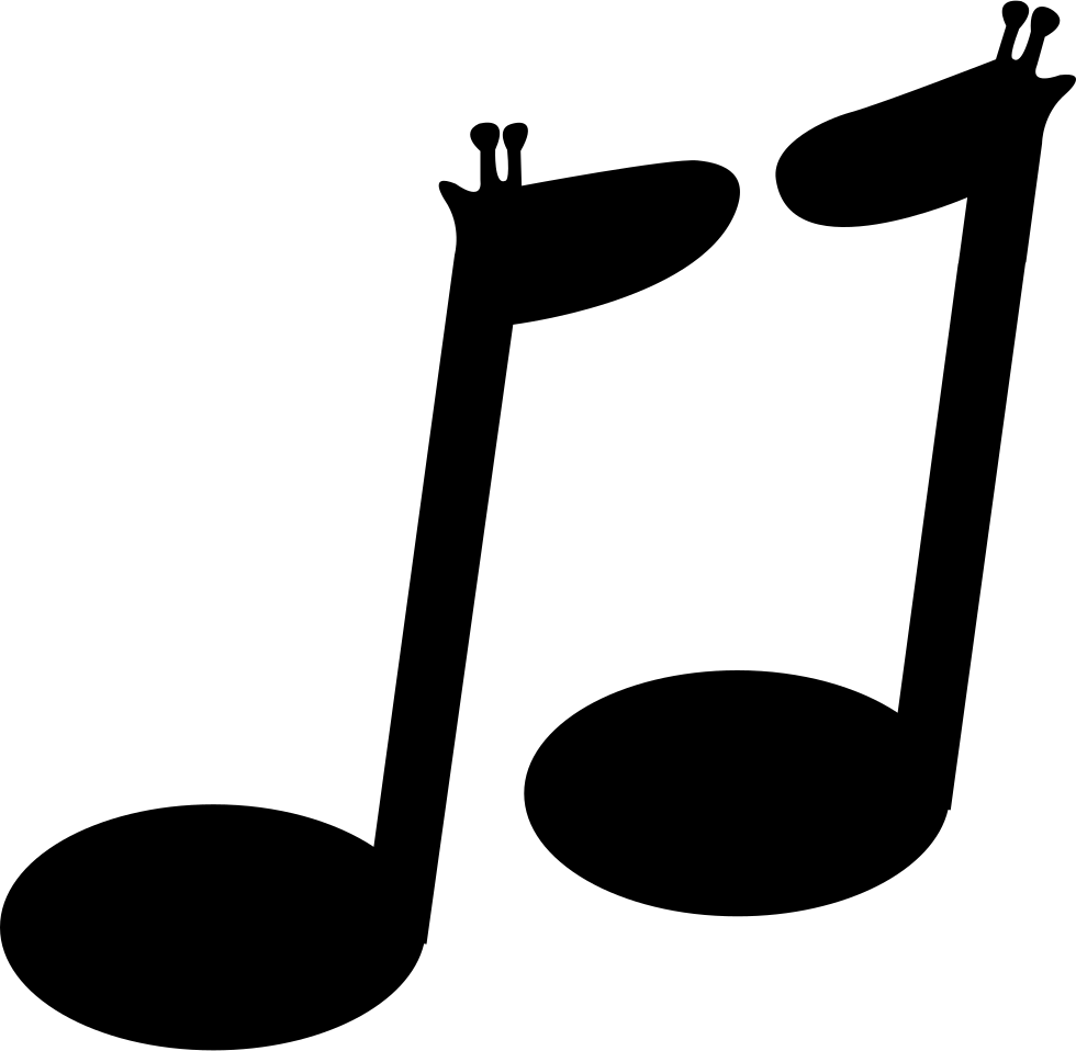 Musical Notes Couple - Nota Musical Sin Fondo (980x958), Png Download