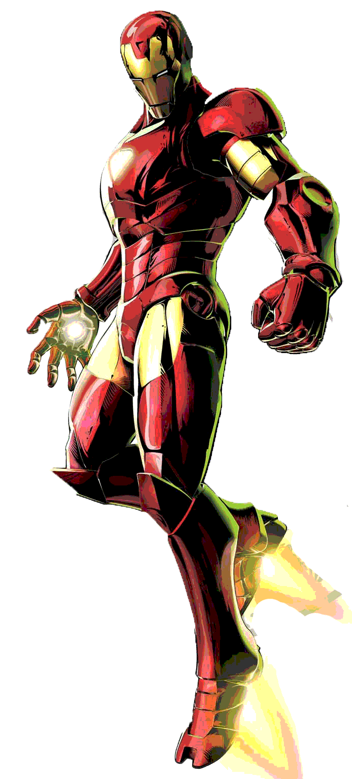 Weapons And Paraphernalia - Marvel Vs Capcom 3 Iron (693x1534), Png Download
