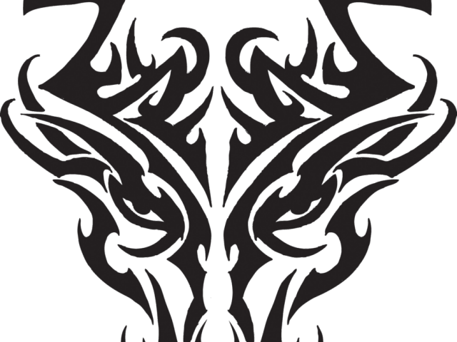 Body Art Tattoos Png Transparent Images - Dragon Outline Png (640x480), Png Download