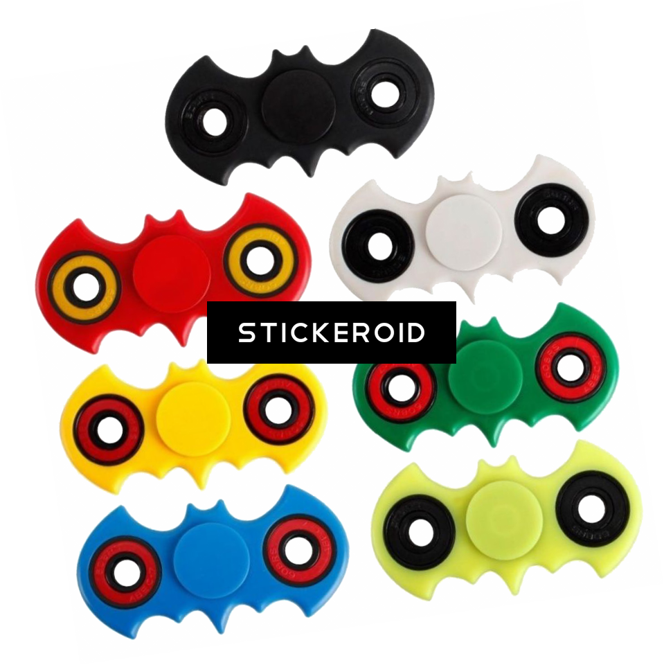 Batman Fidget Spinner Objects - Batman Spinners Png (959x960), Png Download