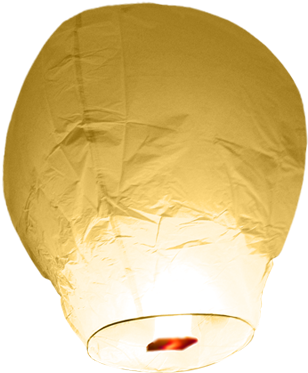 White Sky Lantern - Skylantern Original White Sky Lantern (1000x666), Png Download