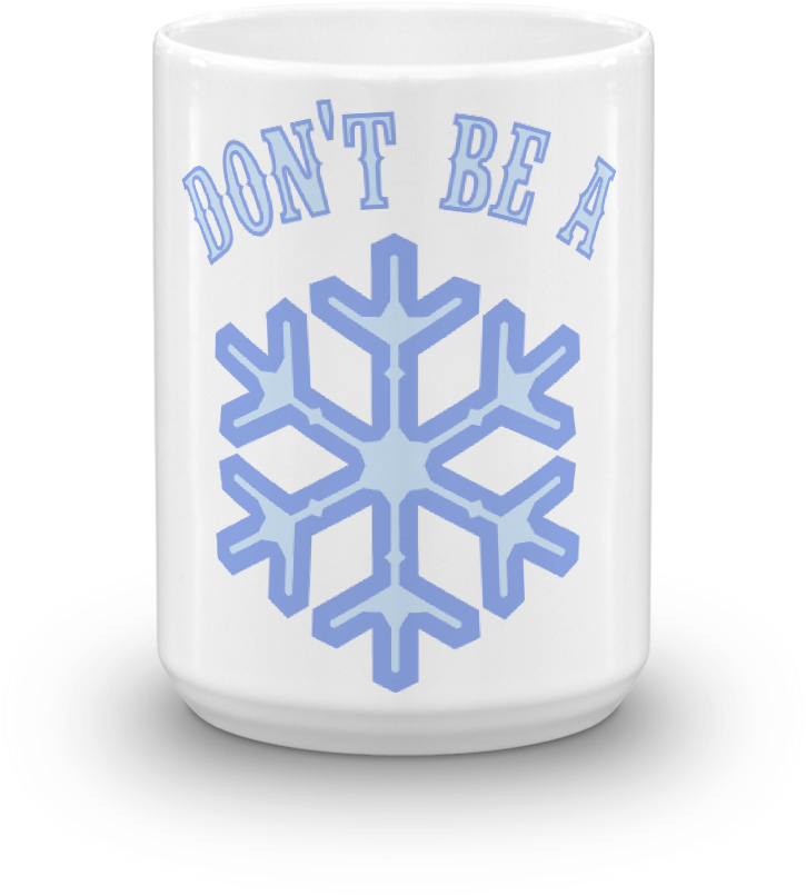 Don't Be A Snowflake Mug - Frozen Icon (1000x1000), Png Download