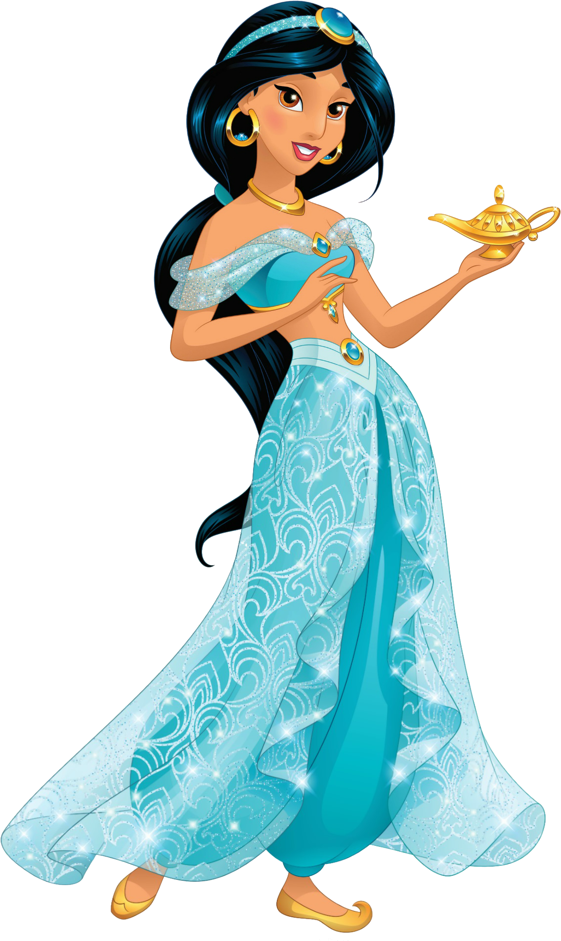 Jazmín - 23 - Princesas De Disney Jazmin (1167x1915), Png Download