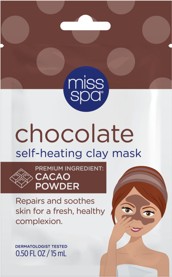 Chocolate Self-heating Clay Mask - Miss Spa Acne Dots (1024x1024), Png Download
