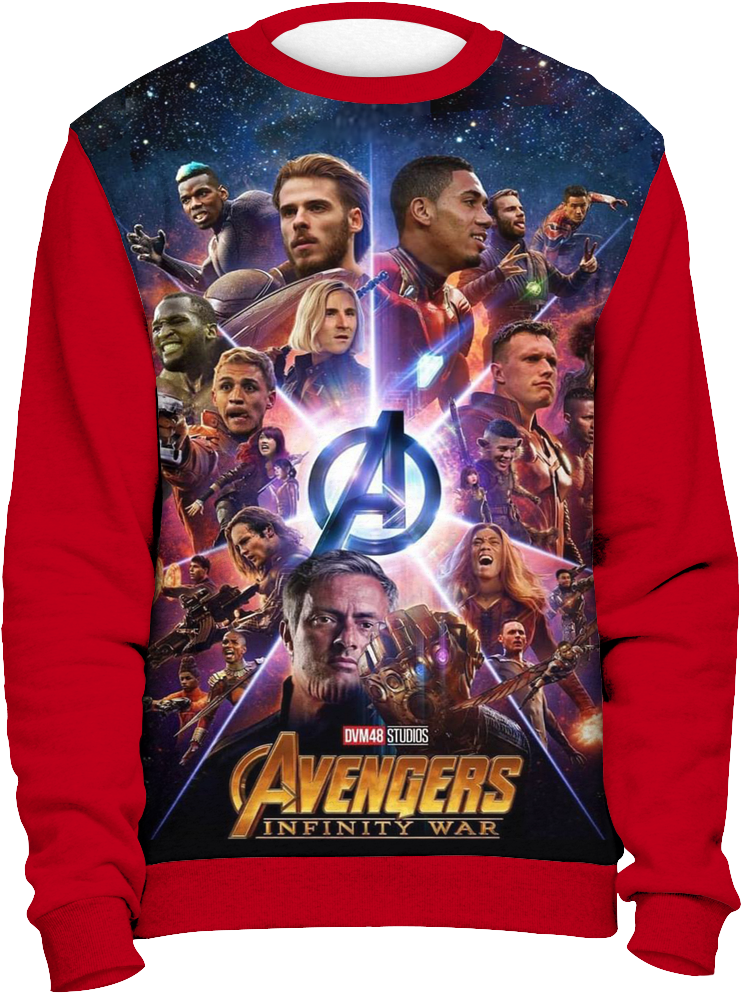 Avengers Infinity War Manchester United Football Team - Marvel Movies Posters Hd (1024x1024), Png Download