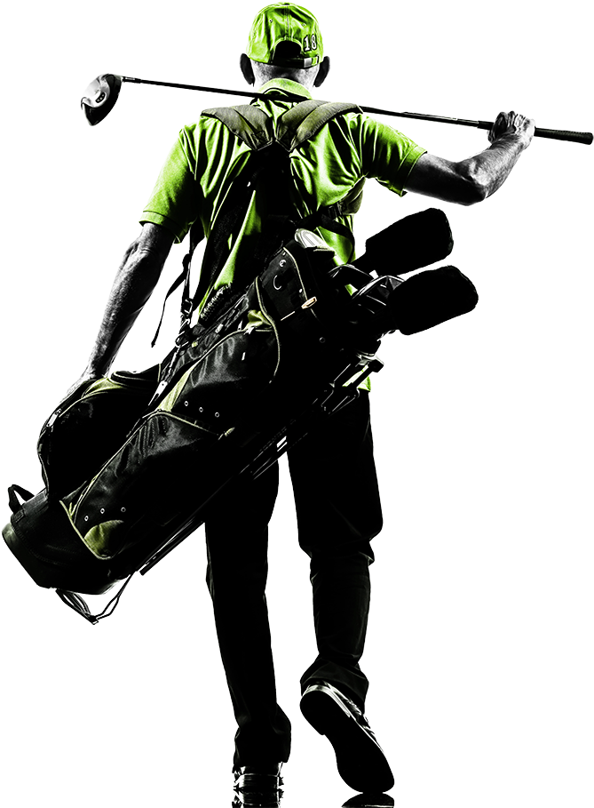 Silueta Golfista (747x1000), Png Download