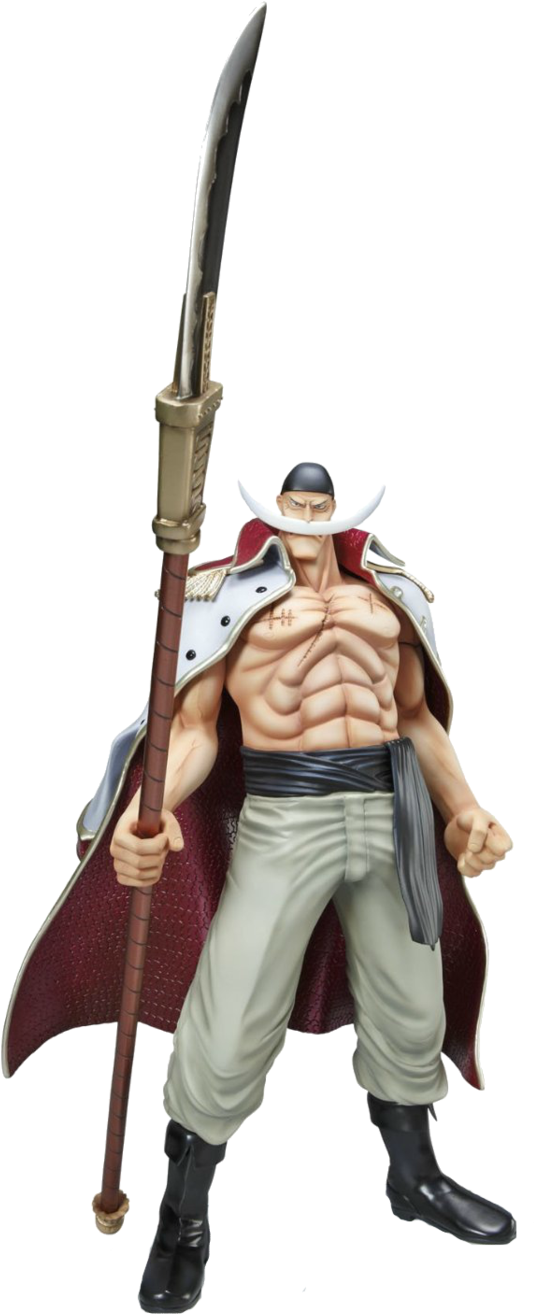 White Beard Png - White Beard One Piece Figure (587x1362), Png Download