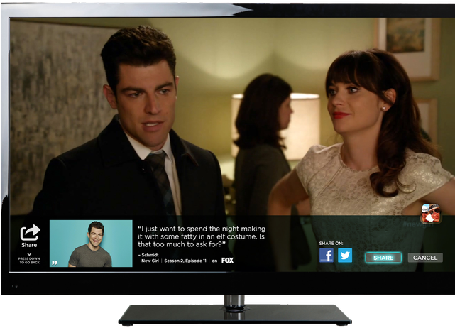 Flingo Reveals Samba, A First Of Its Kind Dual Interactive - Samba Tv (640x526), Png Download