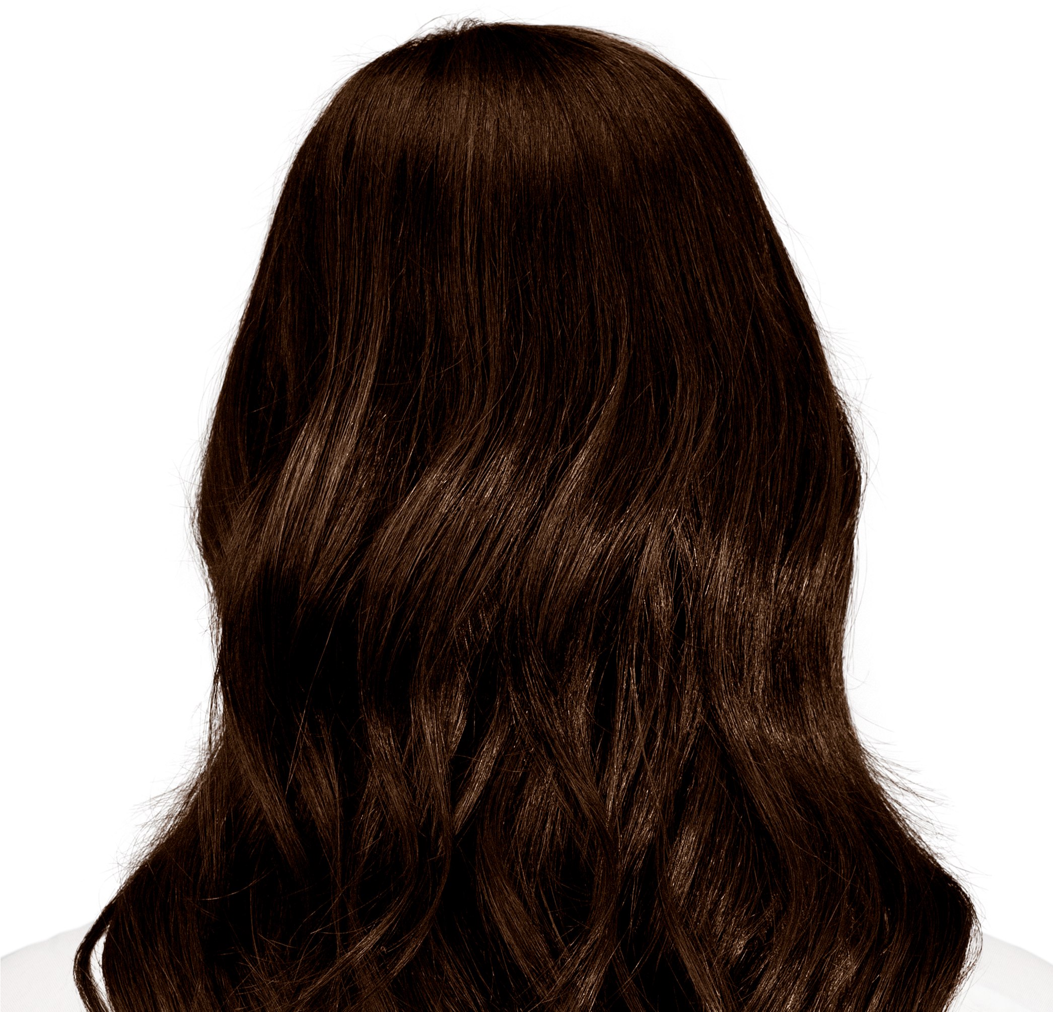 Wavy Backie - Positano Black Hair Color (2090x2090), Png Download