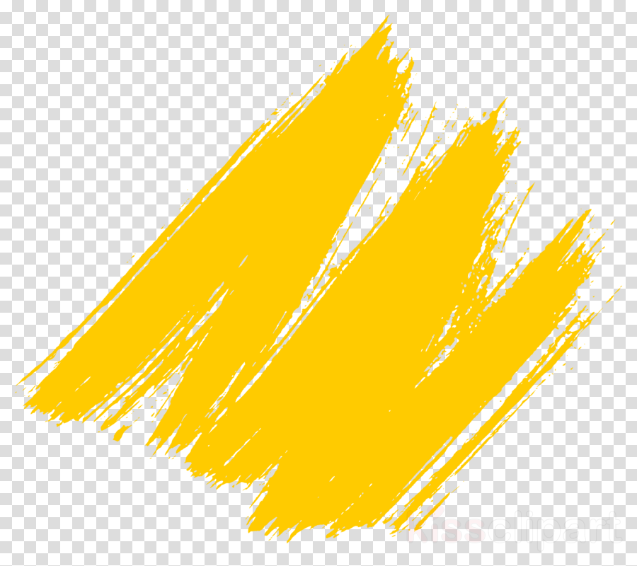 Download Transparent Download Yellow Brush Stroke Png Clipart Paint
