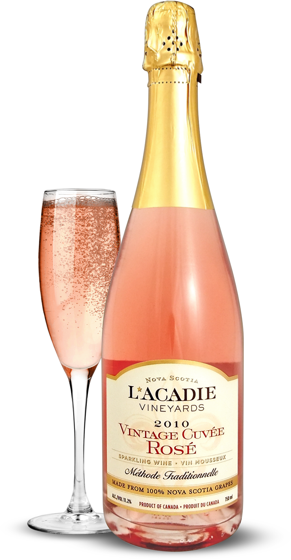 Champagne Transparent Bubbly - L'acadie Vineyards Vintage Cuvee (1152x2016), Png Download