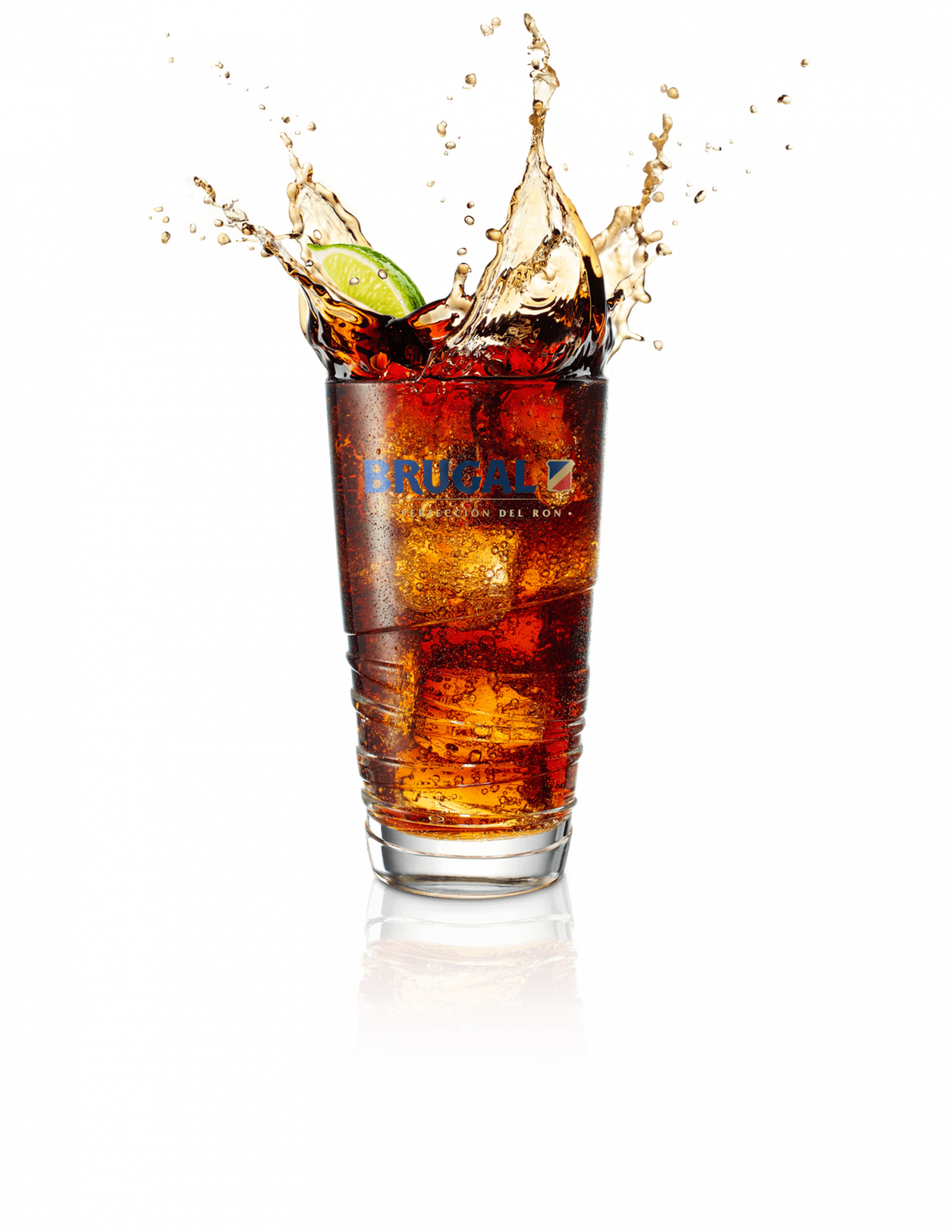 Cuba Libre - Brandy And Coke Png (1280x1656), Png Download